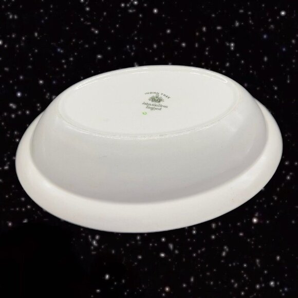 Johnson Brothers Indian Tree Oval Serving Bowl Dish Painted Ceramic England 9”W - Picture 2 of 12